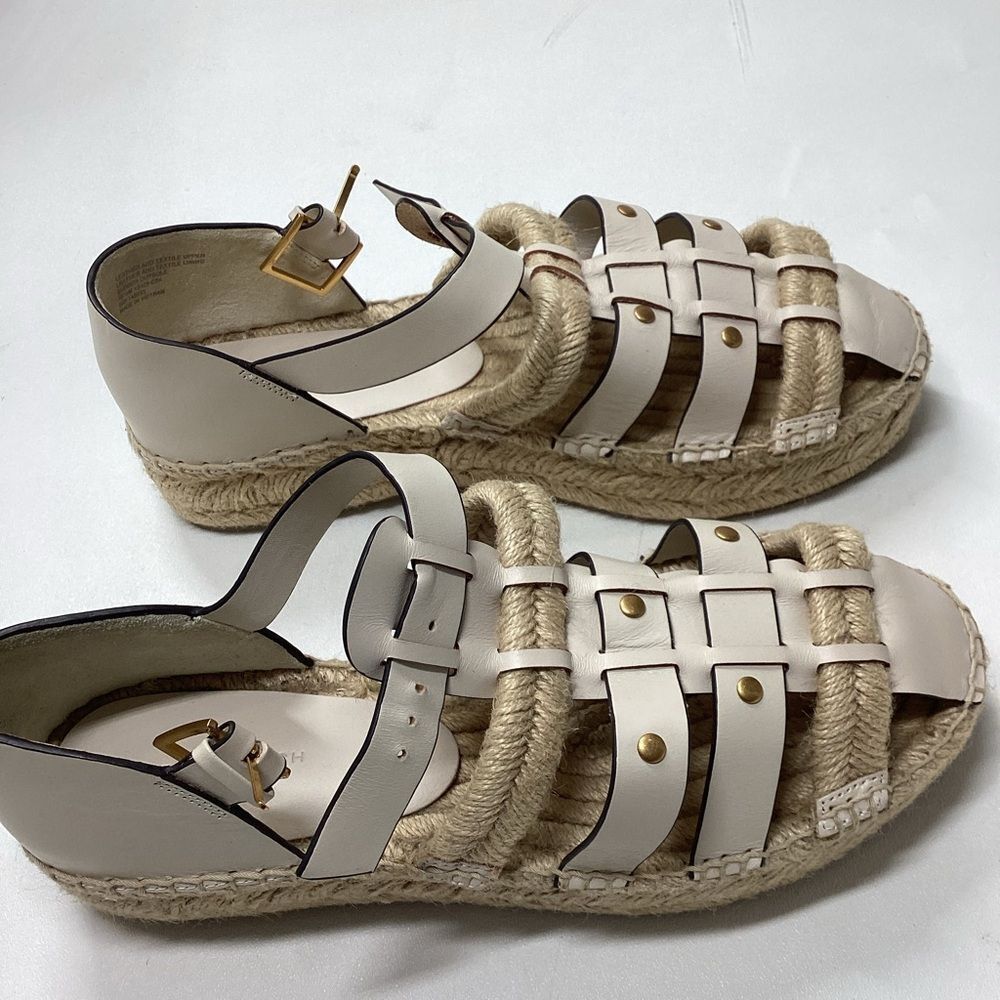 Tory Burch Fisherman Platform‎ Espadrille Sandal Size 10.5 - Picture 8 of 16